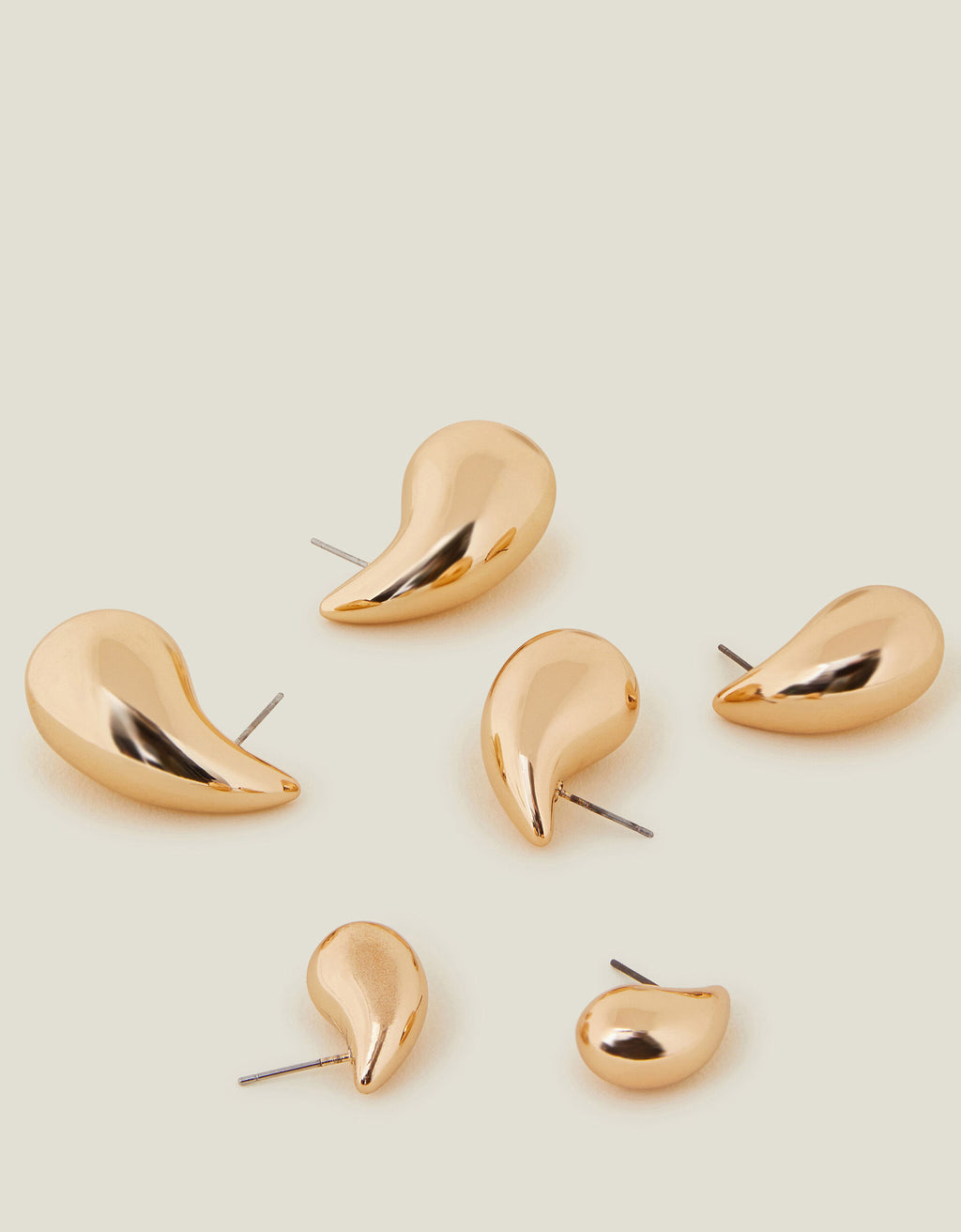 Aurivelle™ – 3-Pack Drop Curve Earrings